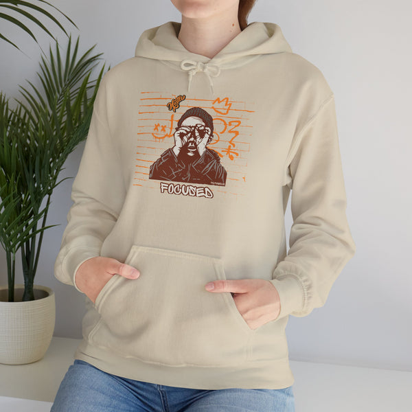 Hustle Mode Hoodie - Focused Yellow Crown
