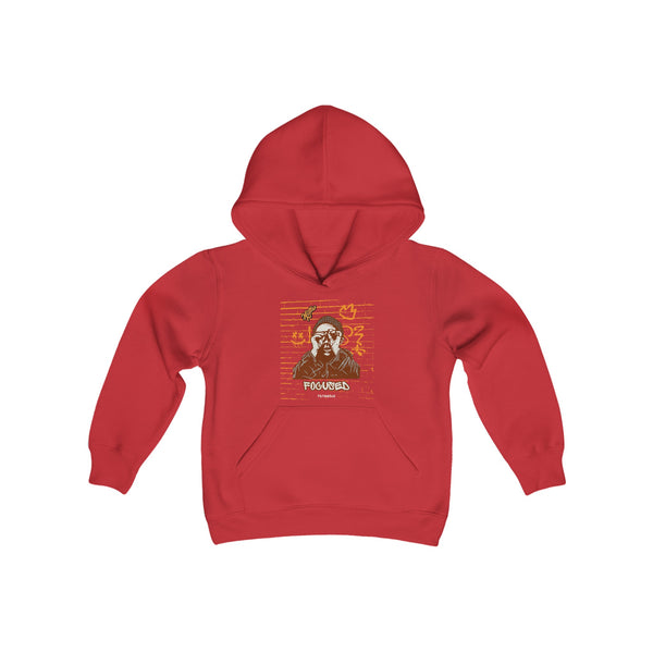 Hustle Mode (Kids) Youth Heavy Blend Hooded Hoodie - Focused (Y)