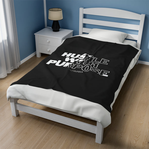 Hustle Mode Plush Blanket - Hustle With Purpose