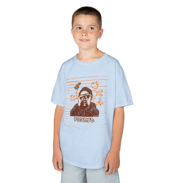 Kids Hustle Mode Tee - Focused