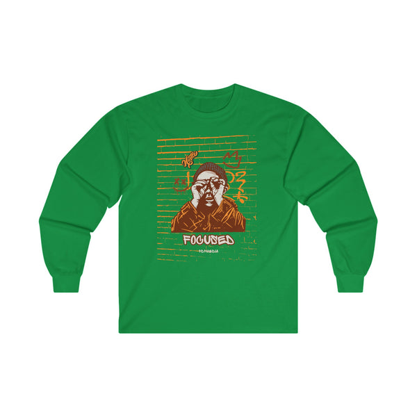 Hustle Mode Long Sleeve - Focused Brown Crown