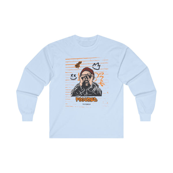 Hustle Mode Long Sleeve - Focused Black Crown