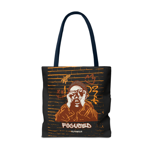 Hustle Mode Tote Bag - Focused Brown Crown