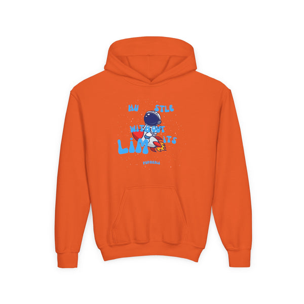 Hustle Mode (Kids) Youth Heavy Blend Hooded Hoodie - Without Limits