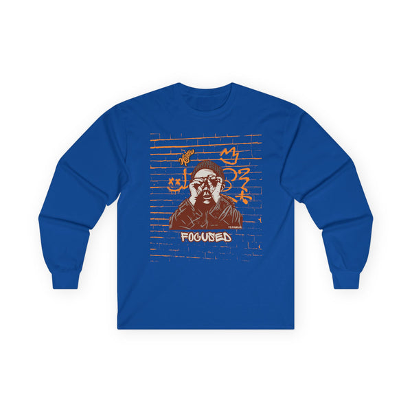 Hustle Mode Long Sleeve - Focused Yellow Crown