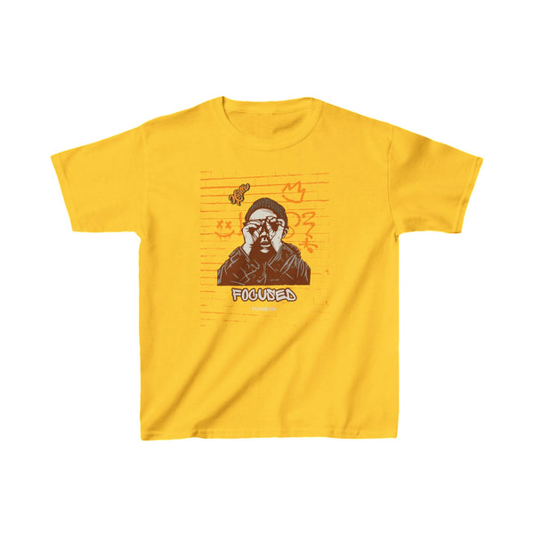 Kids Hustle Mode Tee - Focused