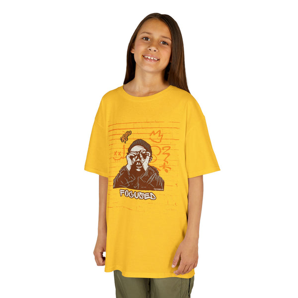 Kids Hustle Mode Tee - Focused
