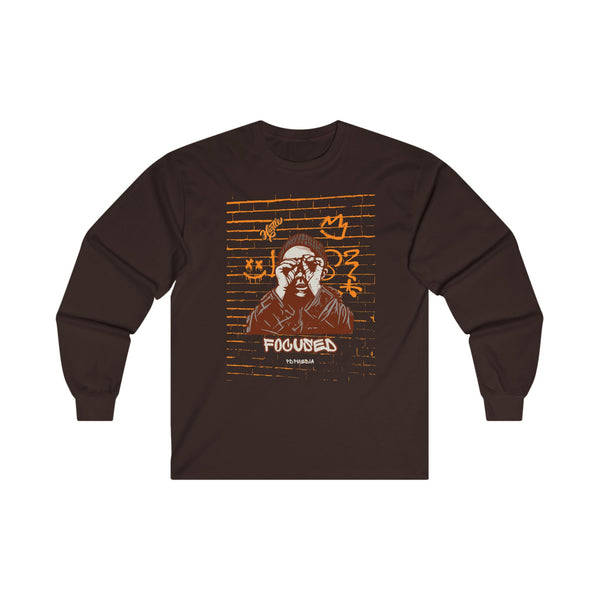 Hustle Mode Long Sleeve - Focused Yellow Crown