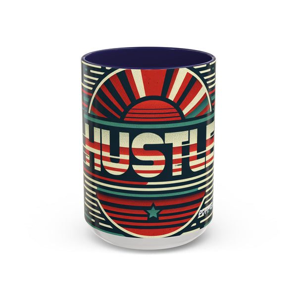 Hustle Mode - Retro Sports Hustle Coffee Mug (11, 15oz) (Gift)