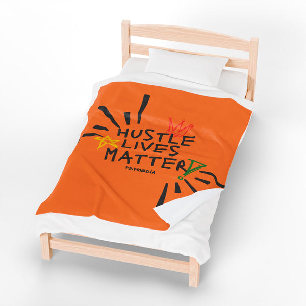Hustle Mode Plush Blanket - Hustle Lives Matter