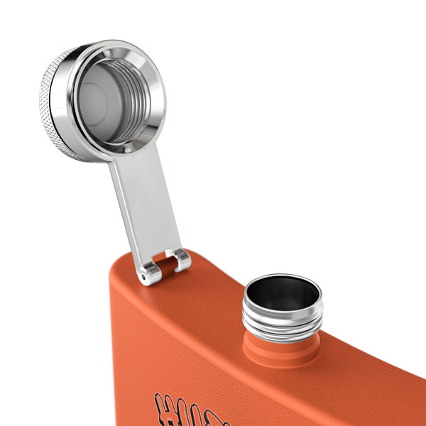 Flask, Hustle Mode - Stainless Steel 6oz (Hustle Activated)