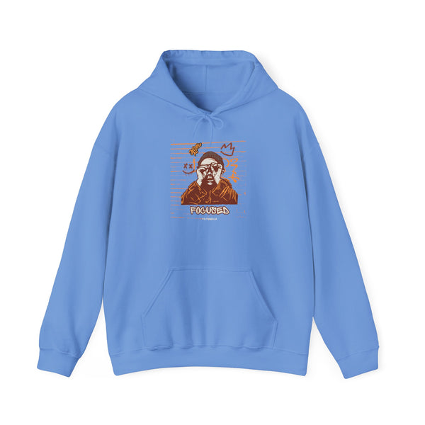 Hustle Mode Hoodie - Focused Brown Crown